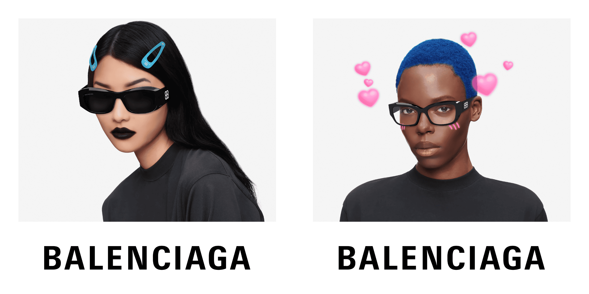 balenciaga mannequins avec montures