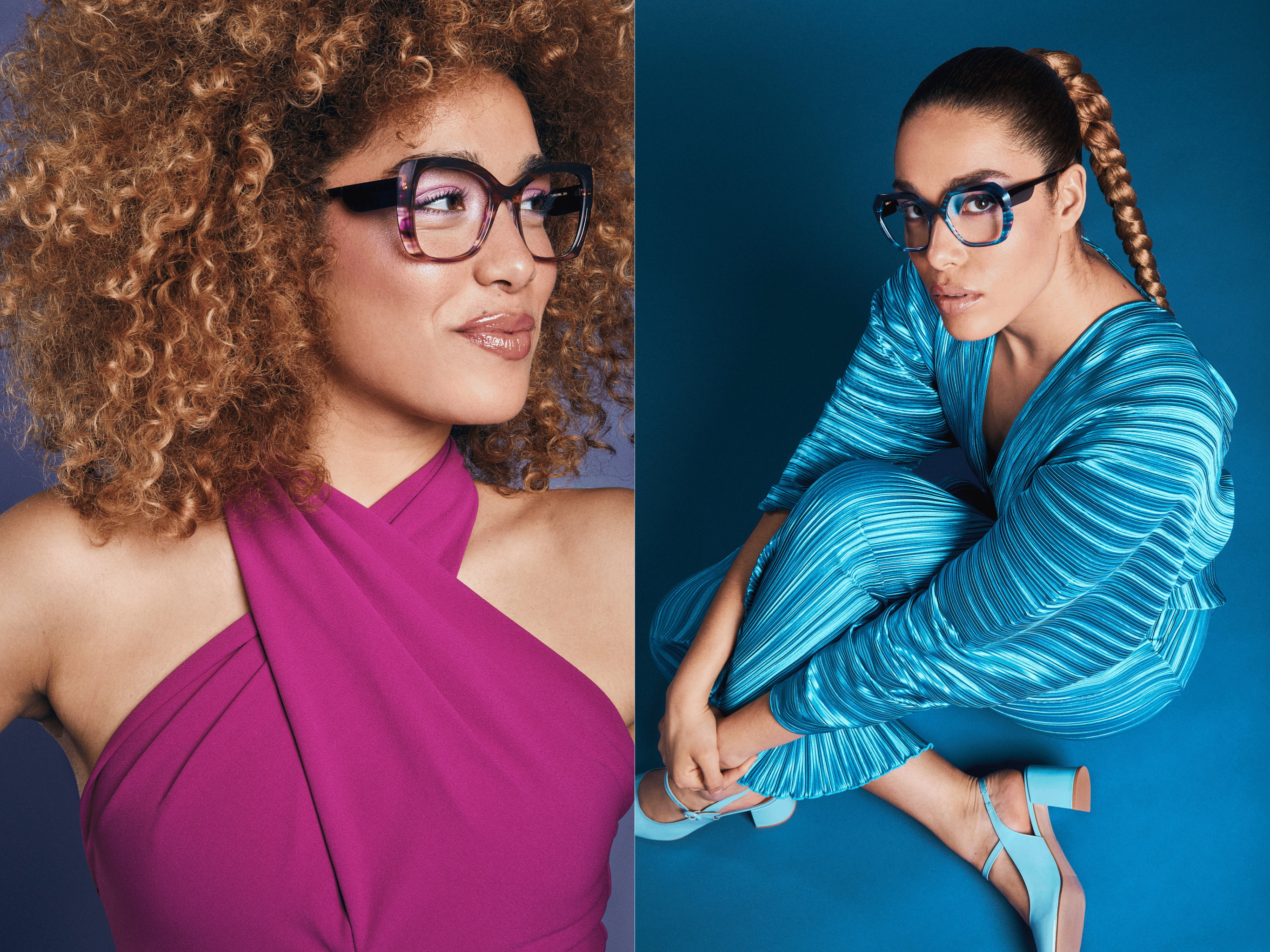 blush mannequins avec montures