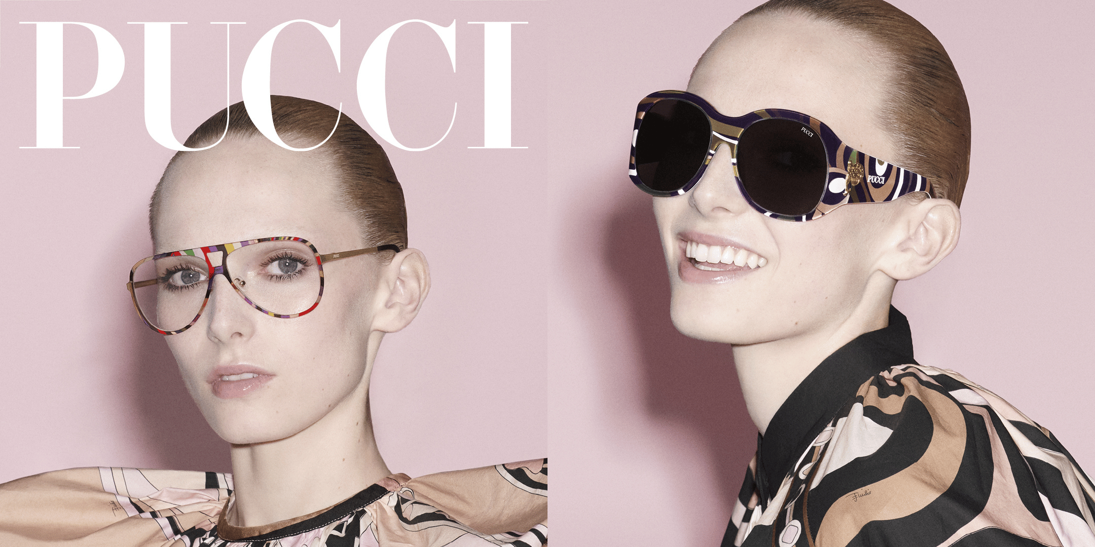 Emilio pucci, femmes portant des lunettes