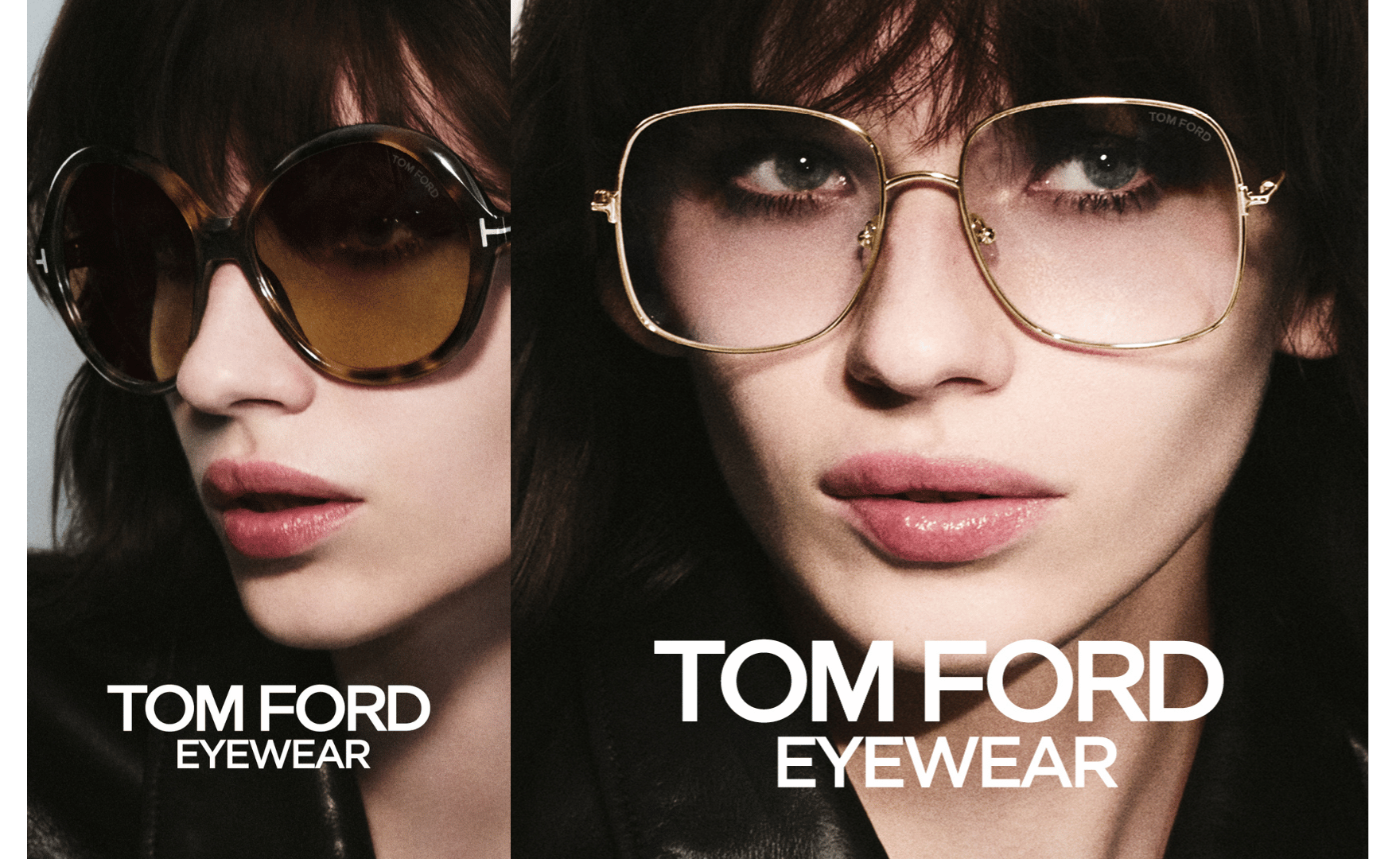 Tom ford mannequins avec montures solaires et lunettes de vues